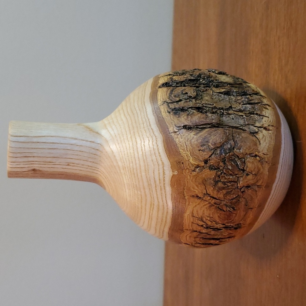 Handcrafted Wooden Bud Vase J Berglund - Picture 4 of 9